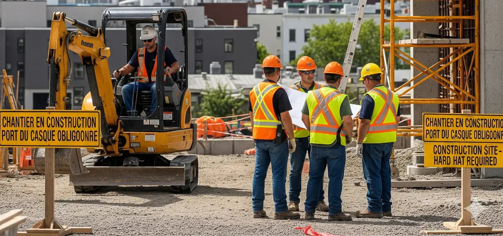 REPRISE SUR LES CHANTIERS EN MESURANT LES PRÉCAUTIONS (SOCANIN PRÔNE LA SÉCURITÉ DES TRAVAILLEURS)